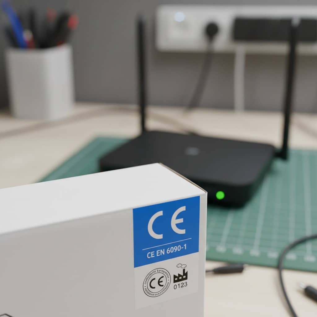 Vygeneruj obrázek kde bude vidět oficiální CE certifikace
